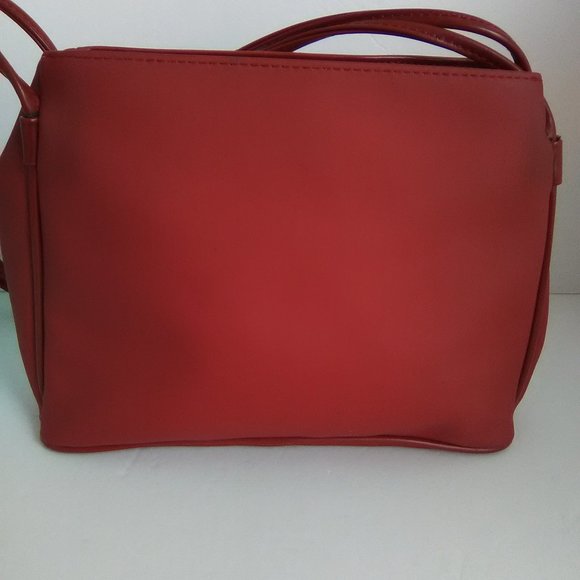 Vintage Esprit Red Medium Size Shoulder Bag/Pocketbook - Picture 4 of 13